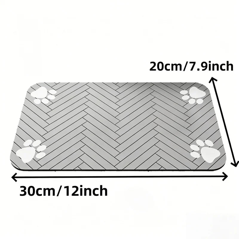 Tokavibes Quick-Dry Pet Feeding Mat