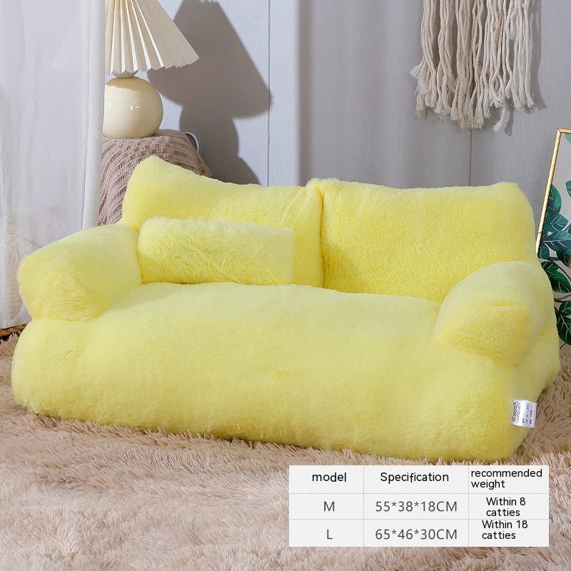 Tokavibes Luxury CalmNest Plush Pet Bed