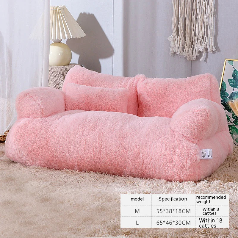Tokavibes Luxury CalmNest Plush Pet Bed