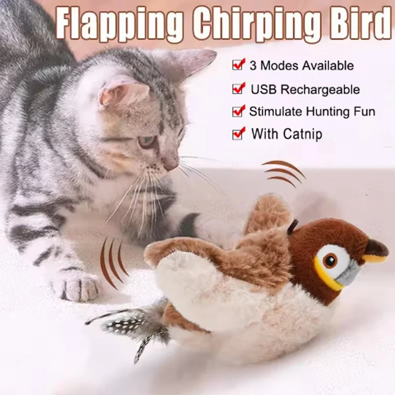 Tokavibes Interactive Motion Bird Cat Toy