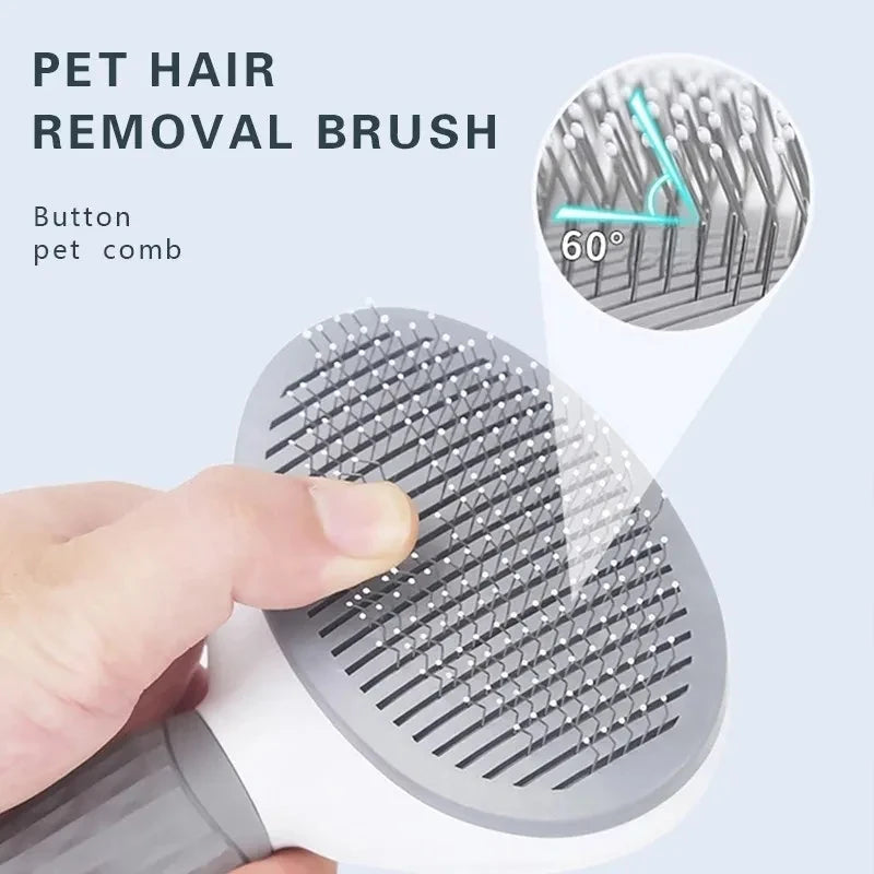Tokavibes Self-Cleaning Pet Grooming Brush