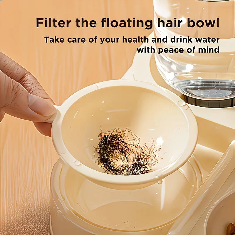 Tokavibes 2-in-1 Pet Feeder & Water Dispenser