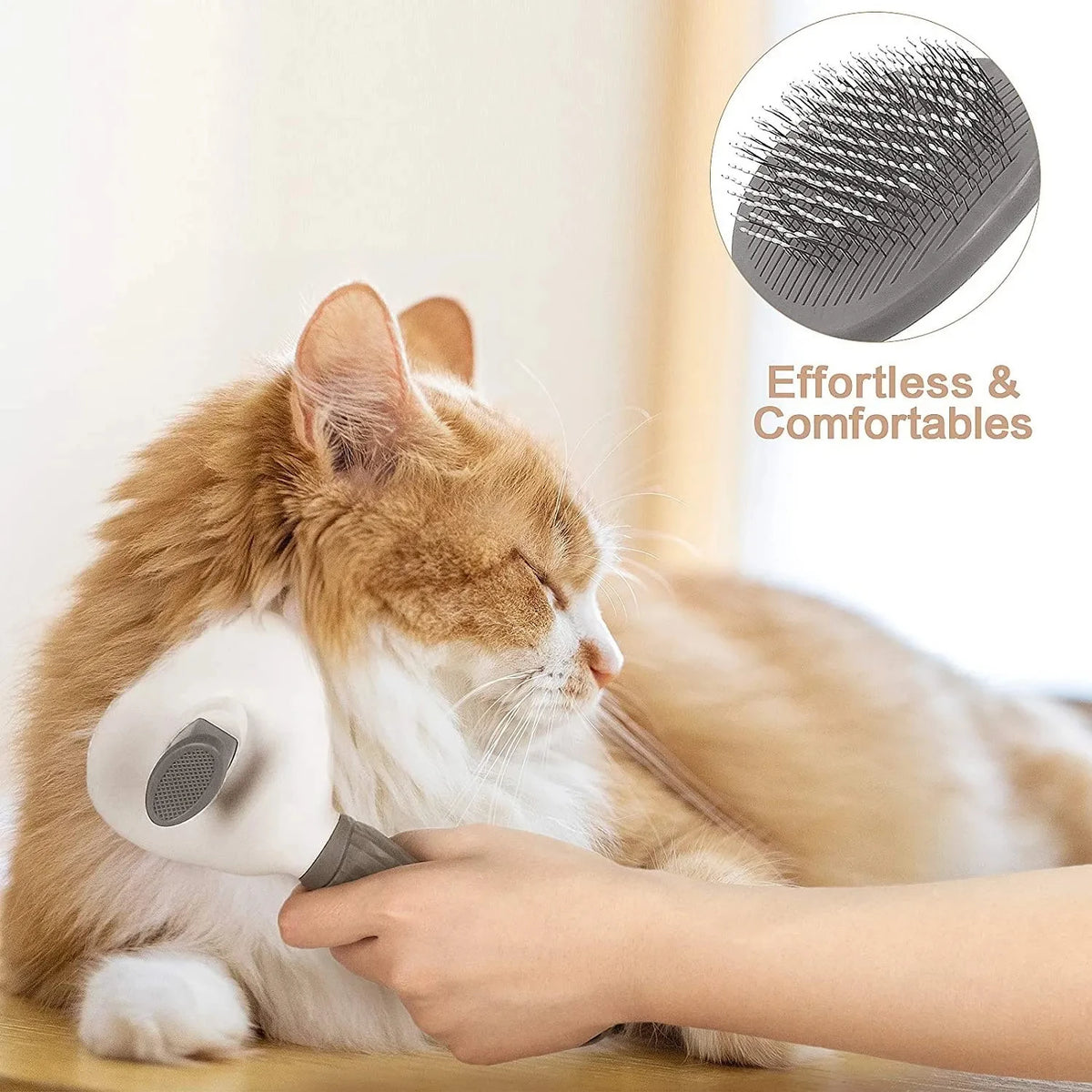 Tokavibes Self-Cleaning Pet Grooming Brush