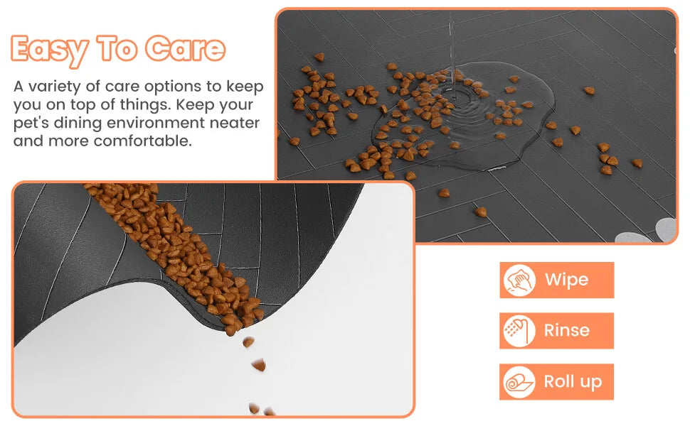Tokavibes Quick-Dry Pet Feeding Mat
