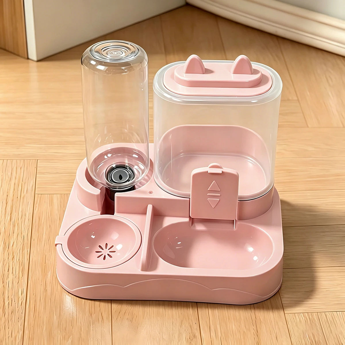 Tokavibes 2-in-1 Pet Feeder & Water Dispenser