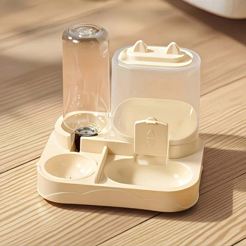 Tokavibes 2-in-1 Pet Feeder & Water Dispenser