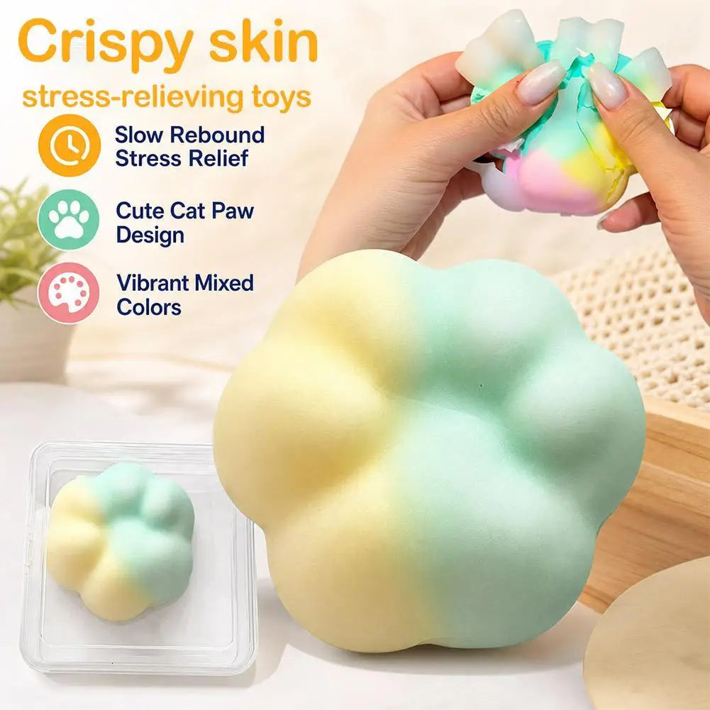 Cat paw squishy fidget toy