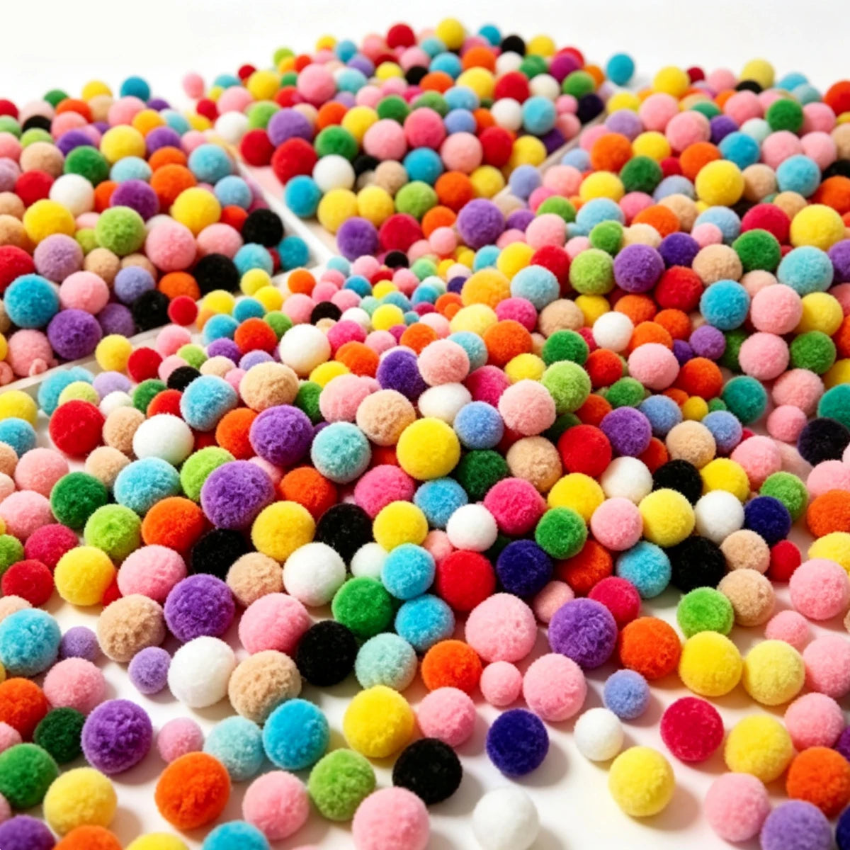Soft plush pet teaser balls