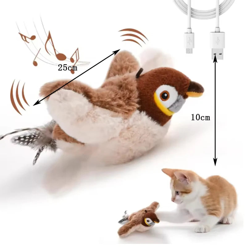 Tokavibes Interactive Motion Bird Cat Toy
