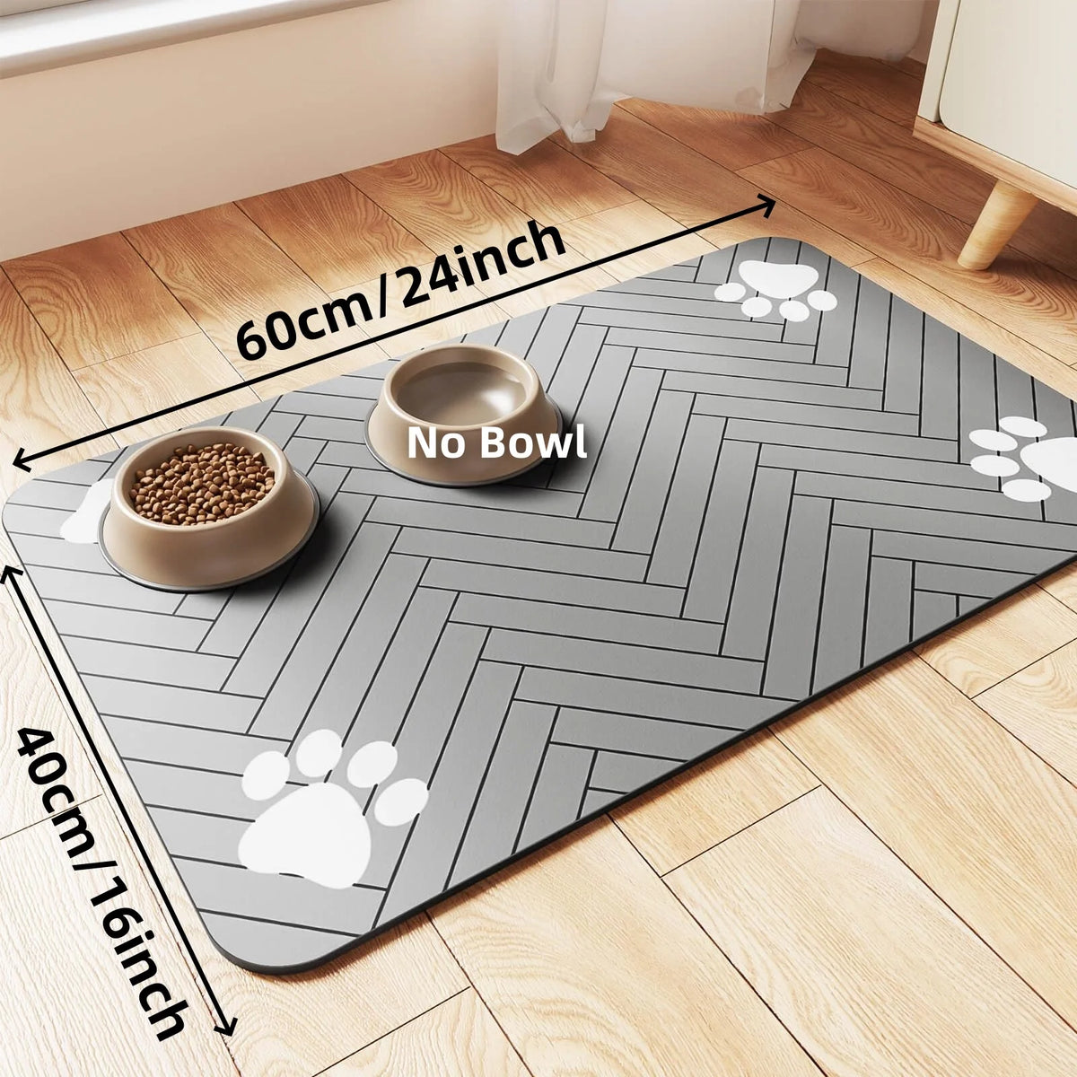 Tokavibes Quick-Dry Pet Feeding Mat