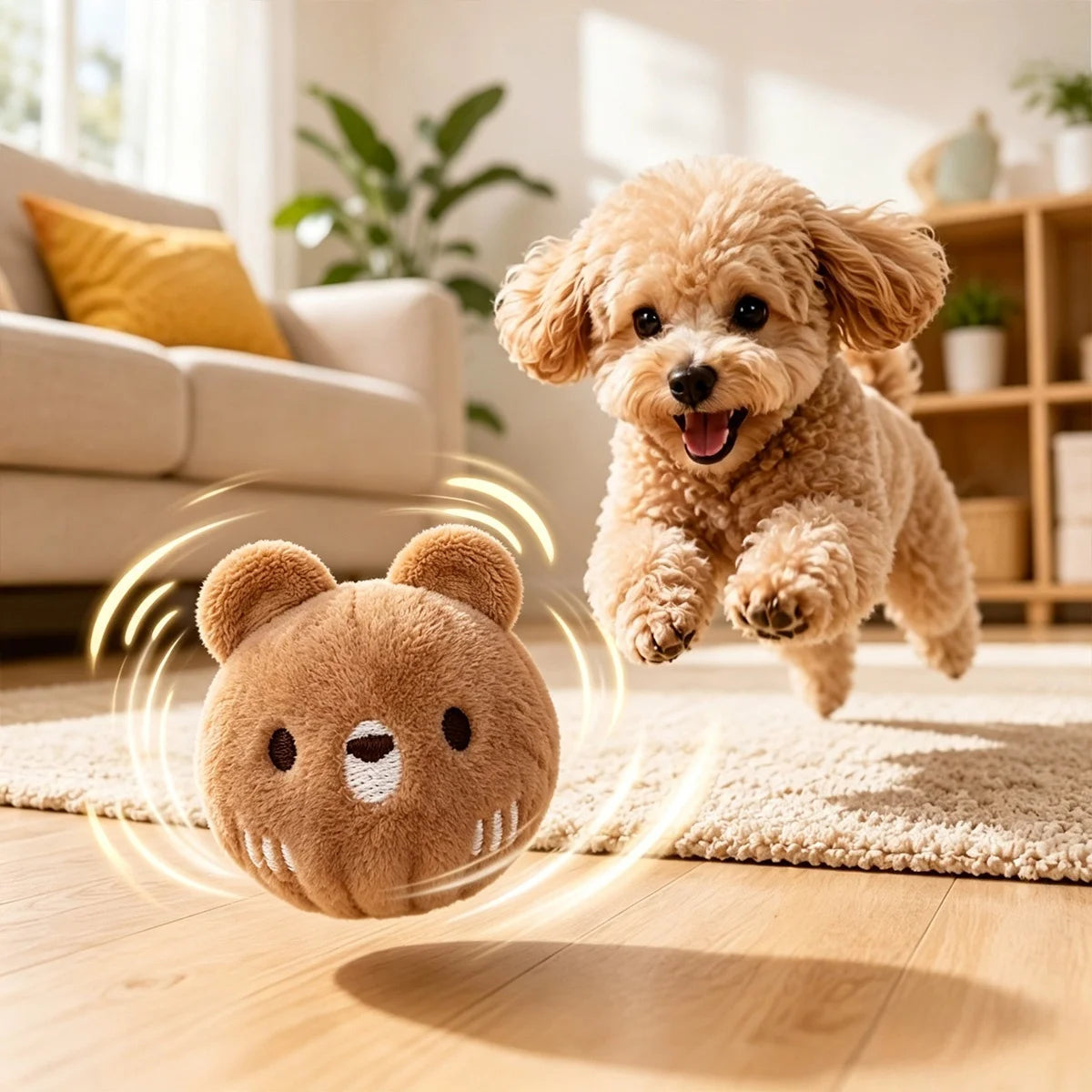 Panda pet ball toy