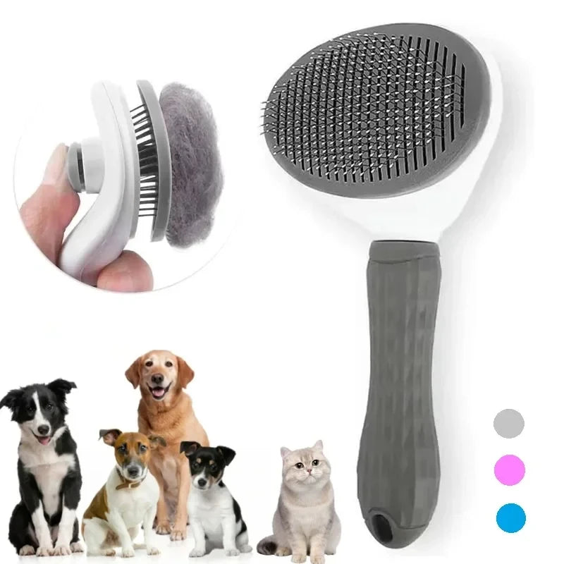 Tokavibes Self-Cleaning Pet Grooming Brush