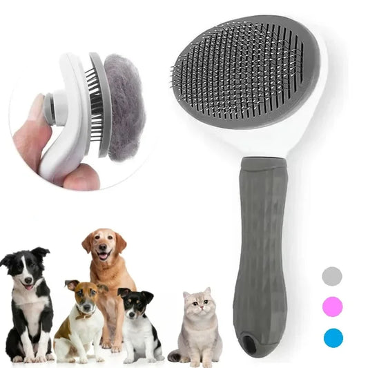 Tokavibes Self-Cleaning Pet Grooming Brush
