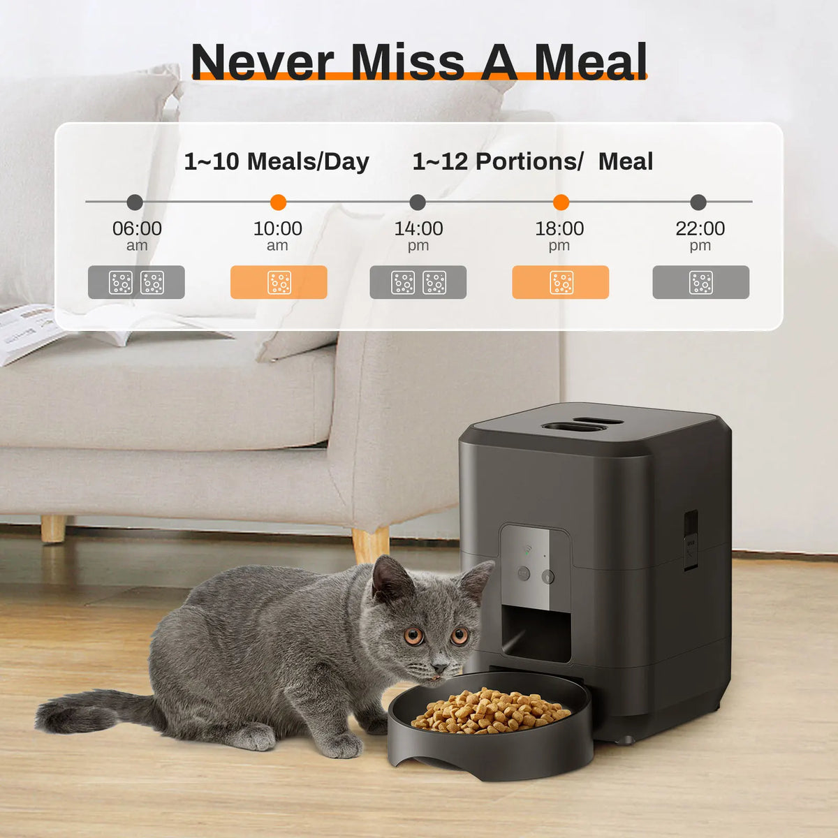 Tokavibes Smart Automatic Pet Feeder