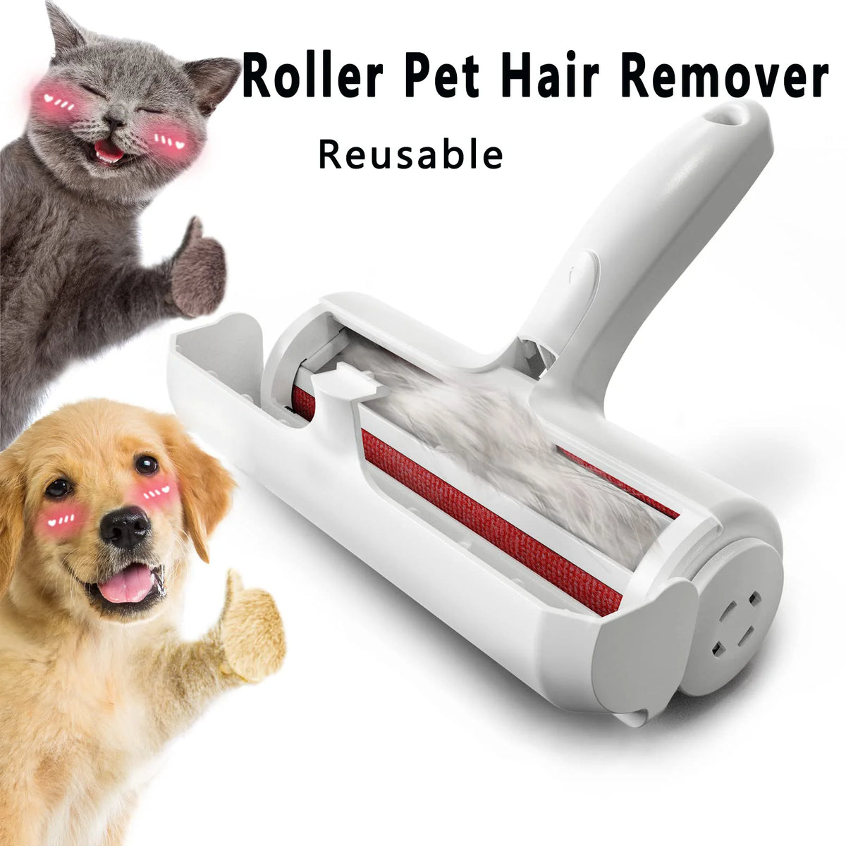 Reusable pet lint roller