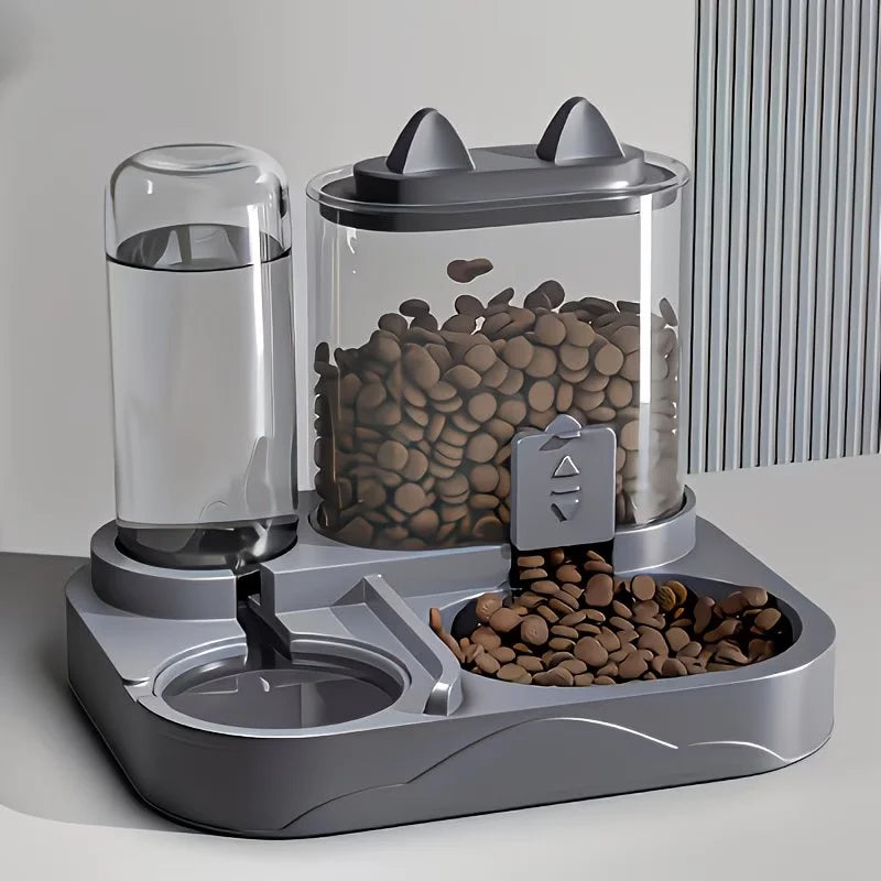 Tokavibes 2-in-1 Pet Feeder & Water Dispenser