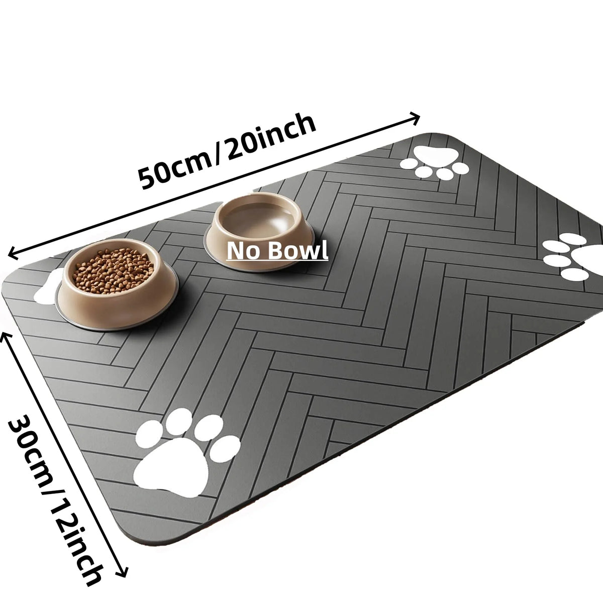Tokavibes Quick-Dry Pet Feeding Mat