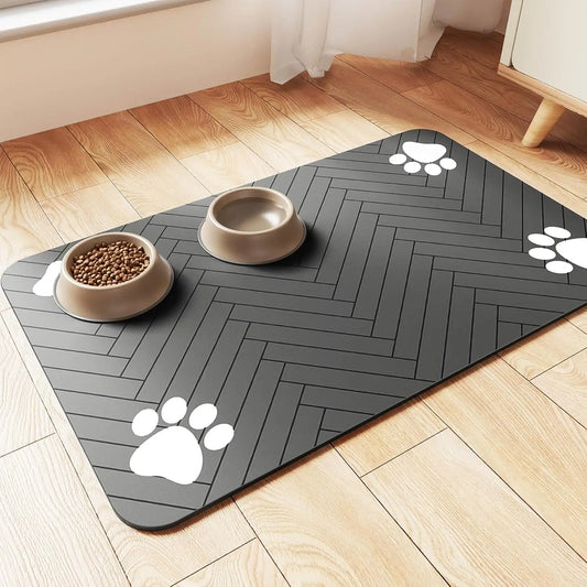 Tokavibes Quick-Dry Pet Feeding Mat