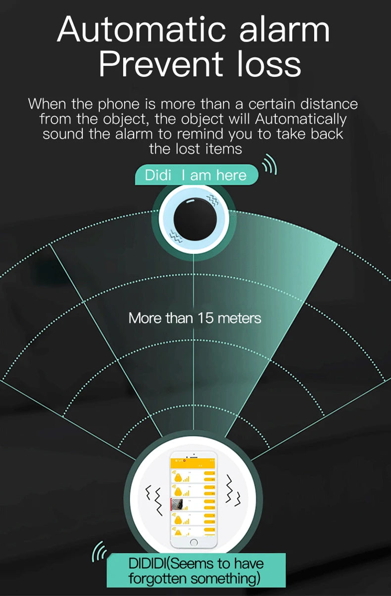 Tokavibes Mini Bluetooth Pet & Item Tracker
