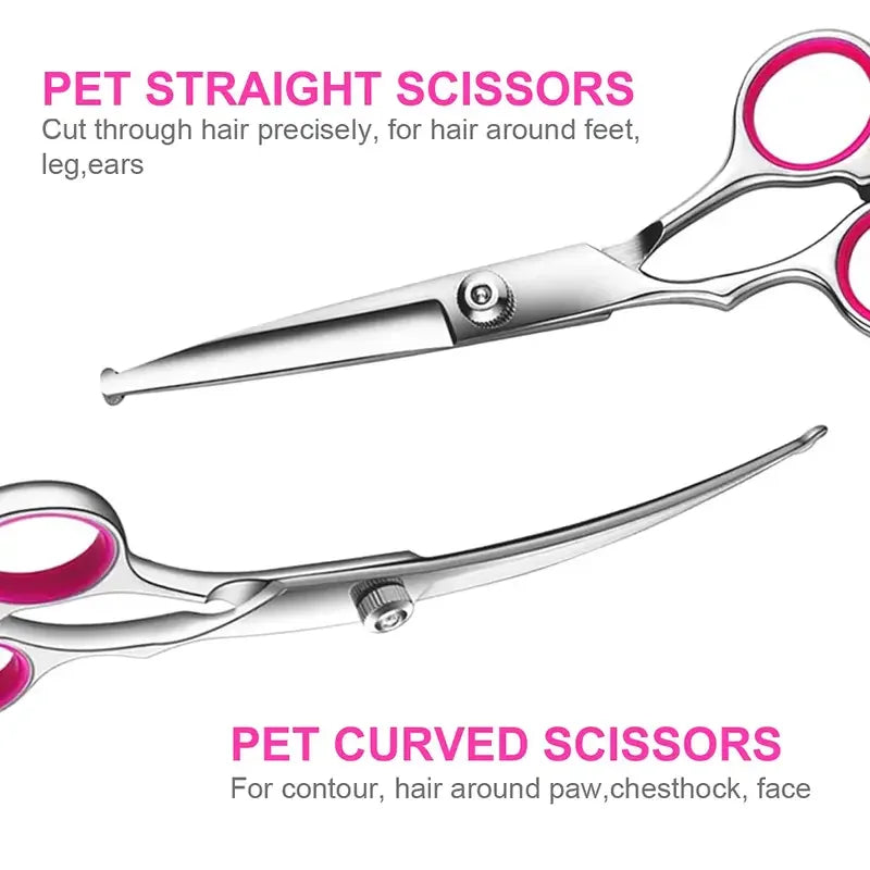 Tokavibes 4-Piece Pet Grooming Scissors Set