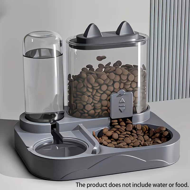 Tokavibes 2-in-1 Pet Feeder & Water Dispenser