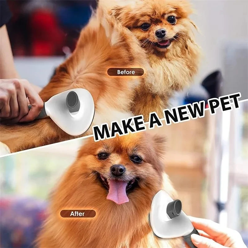 Tokavibes Self-Cleaning Pet Grooming Brush