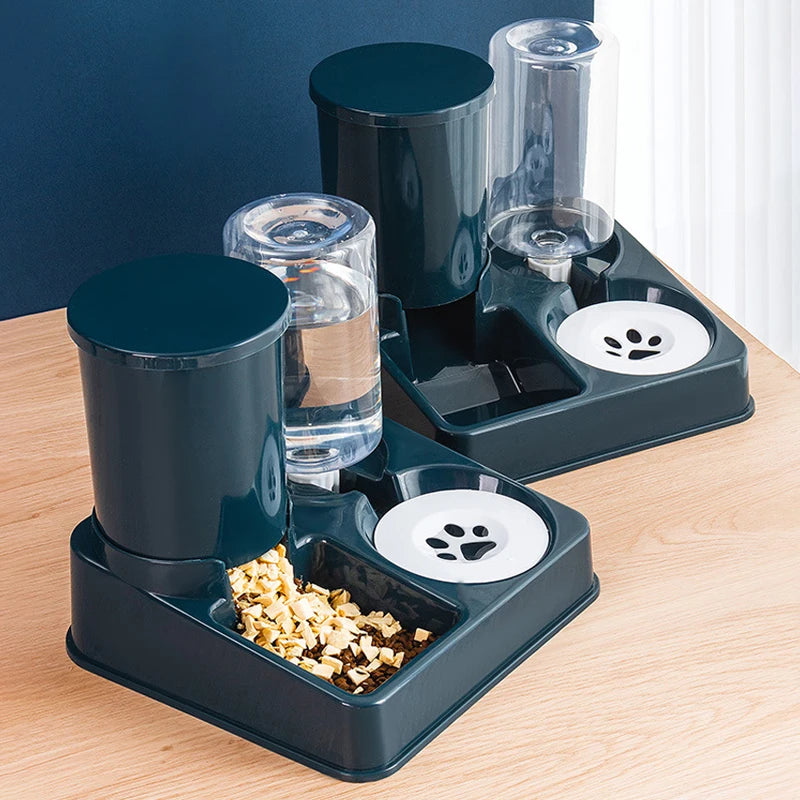 Automatic dog and cat feeder water dispenser