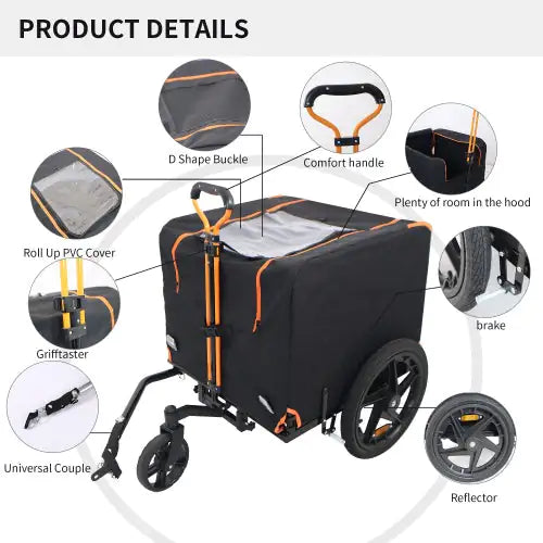Tokavibes EasyRide Foldable Pet Stroller