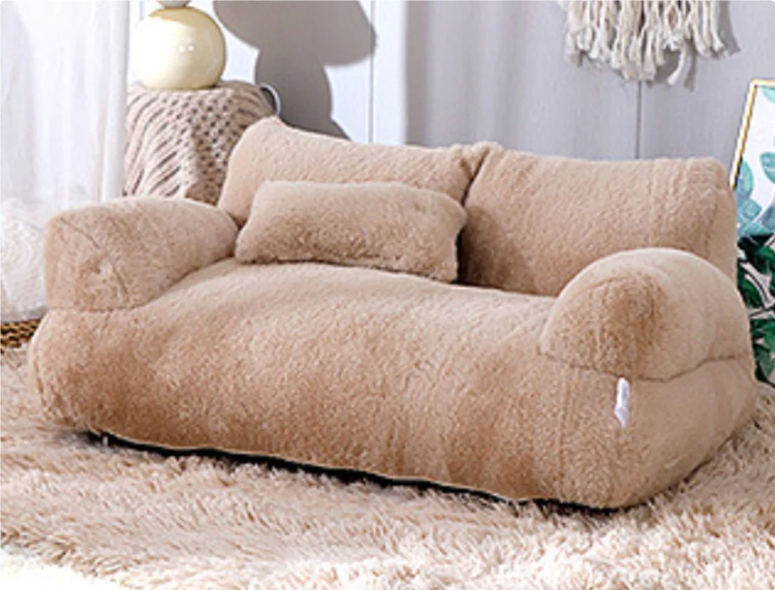 Tokavibes Luxury CalmNest Plush Pet Bed
