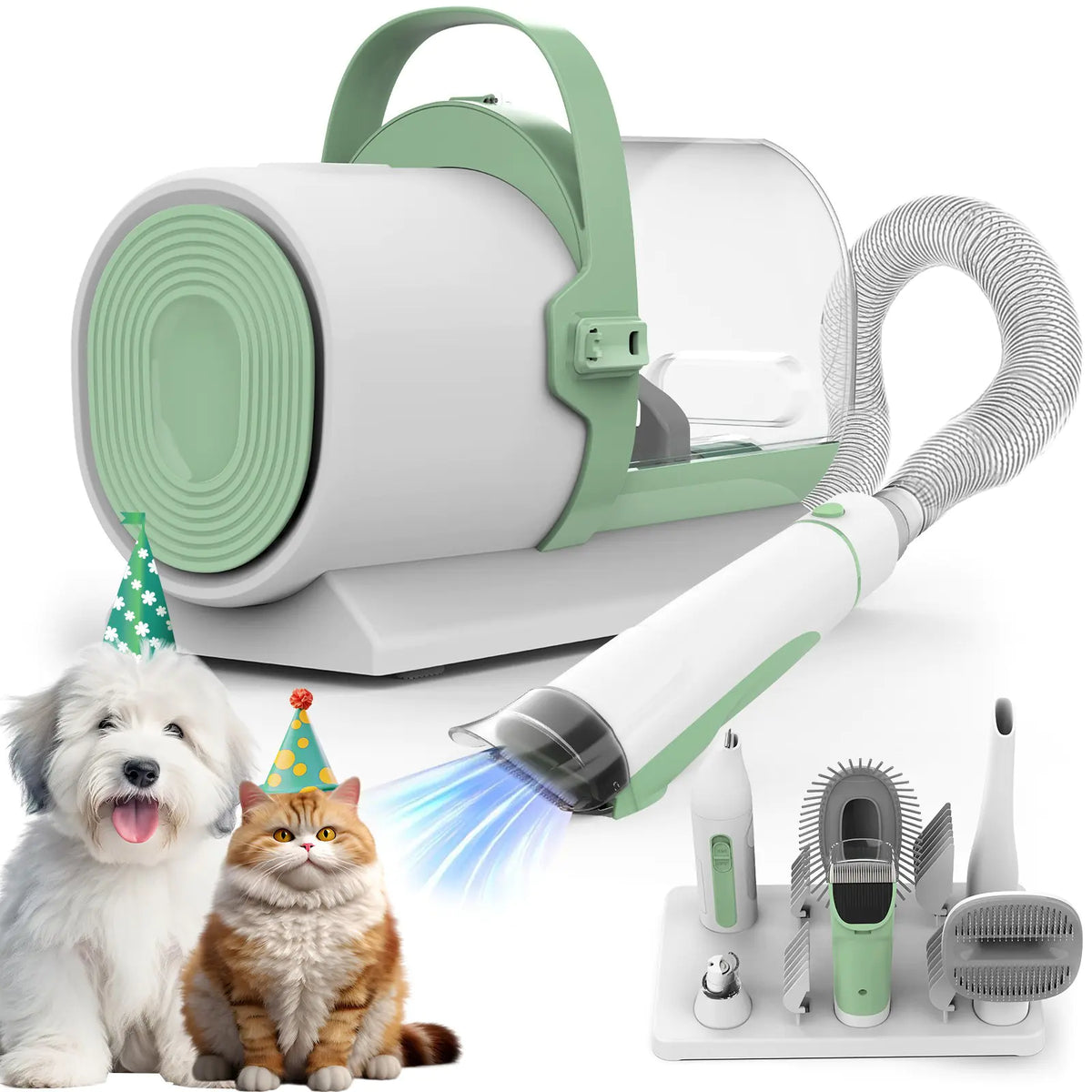 Tokavibes FurFlow Wireless Pet Grooming Vacuum