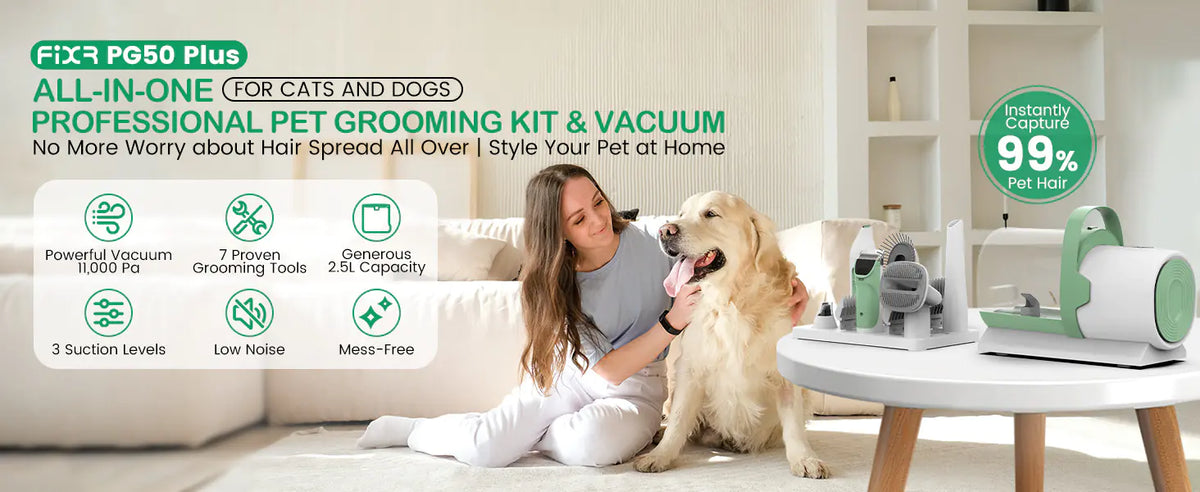 Tokavibes FurFlow Wireless Pet Grooming Vacuum