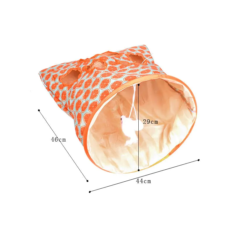 Foldable cat tunnel