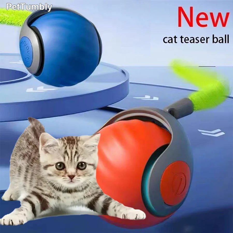 Tokavibes Smart Rolling Cat Toy Ball