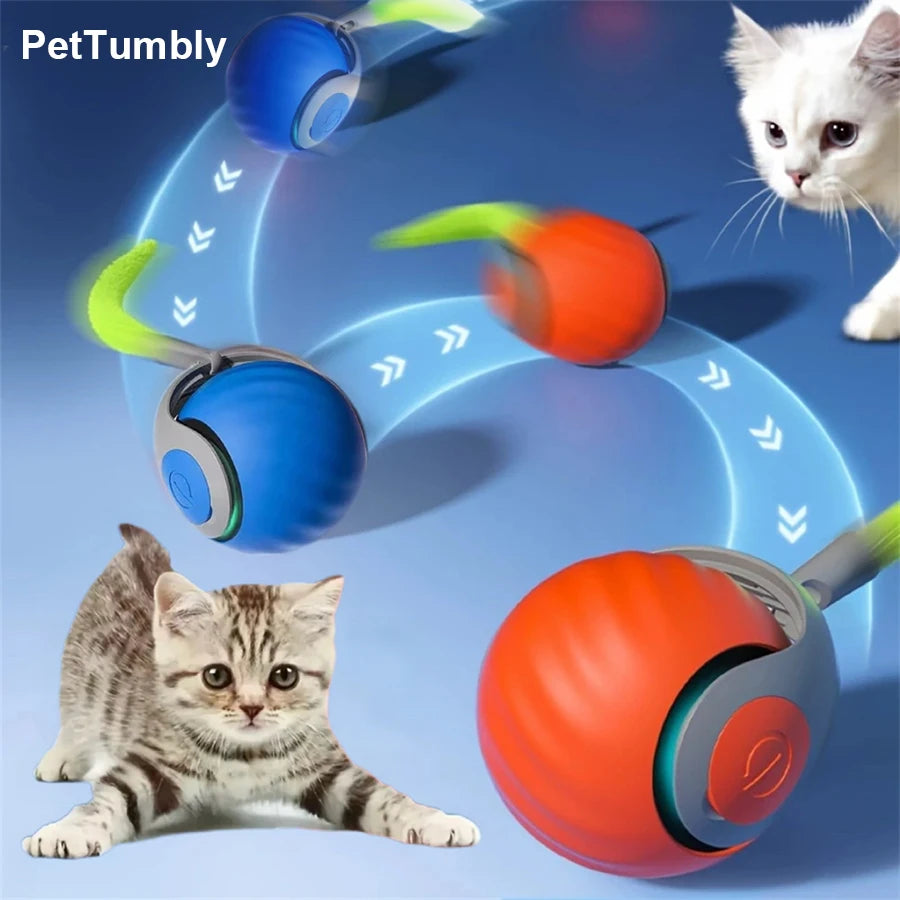 Tokavibes Smart Rolling Cat Toy Ball
