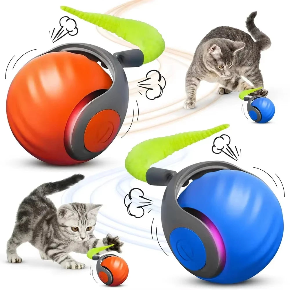 Tokavibes Smart Rolling Cat Toy Ball