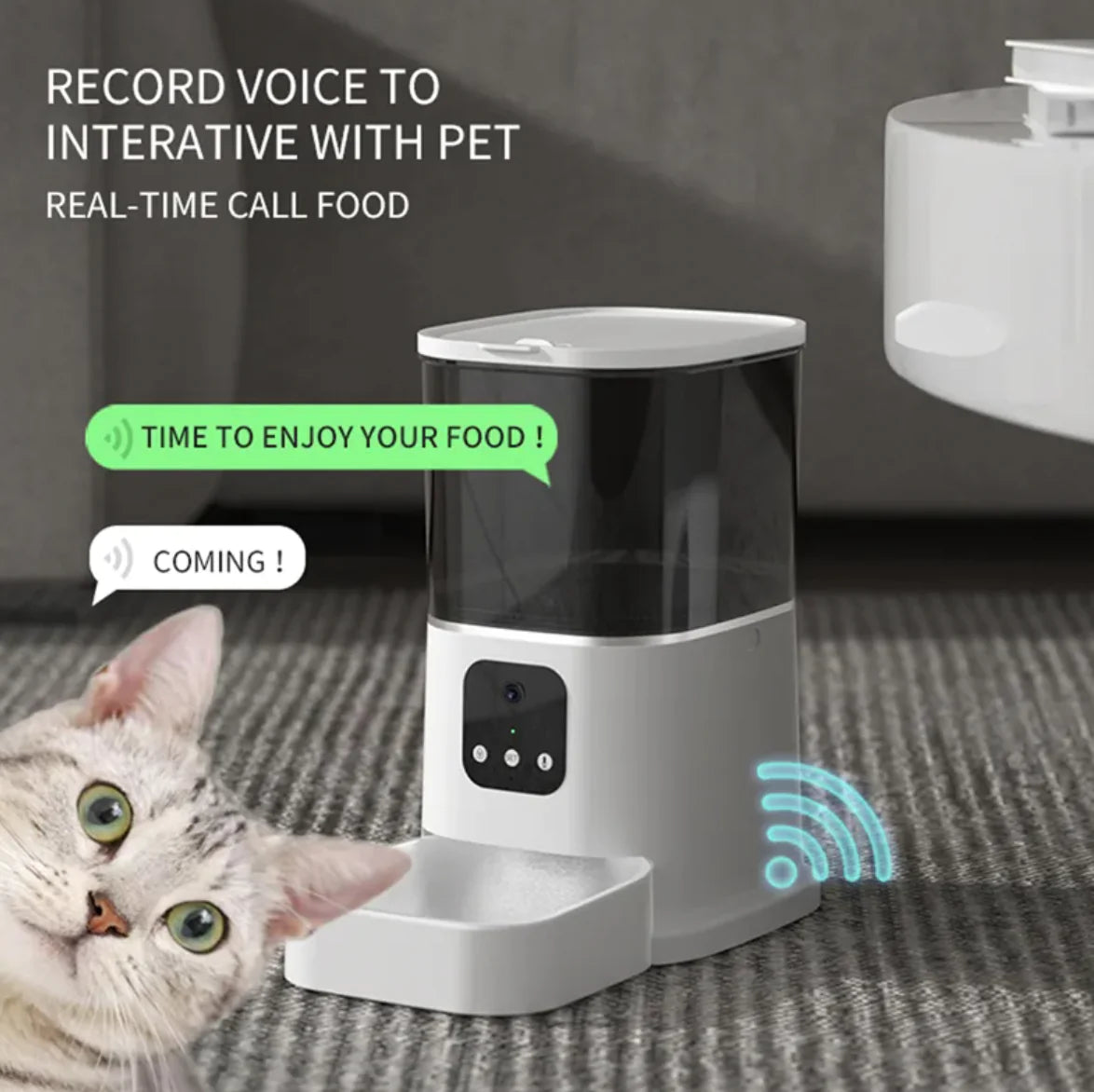 Tokavibes Smart WiFi Automatic Pet Feeder