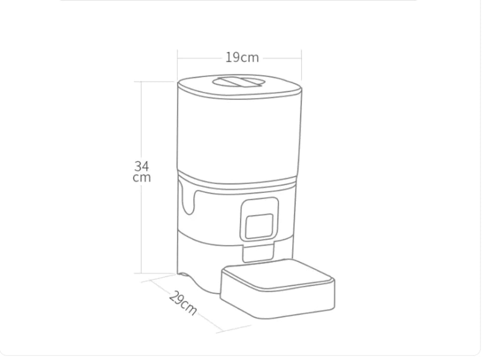 Tokavibes SmartView 6L Camera Pet Feeder