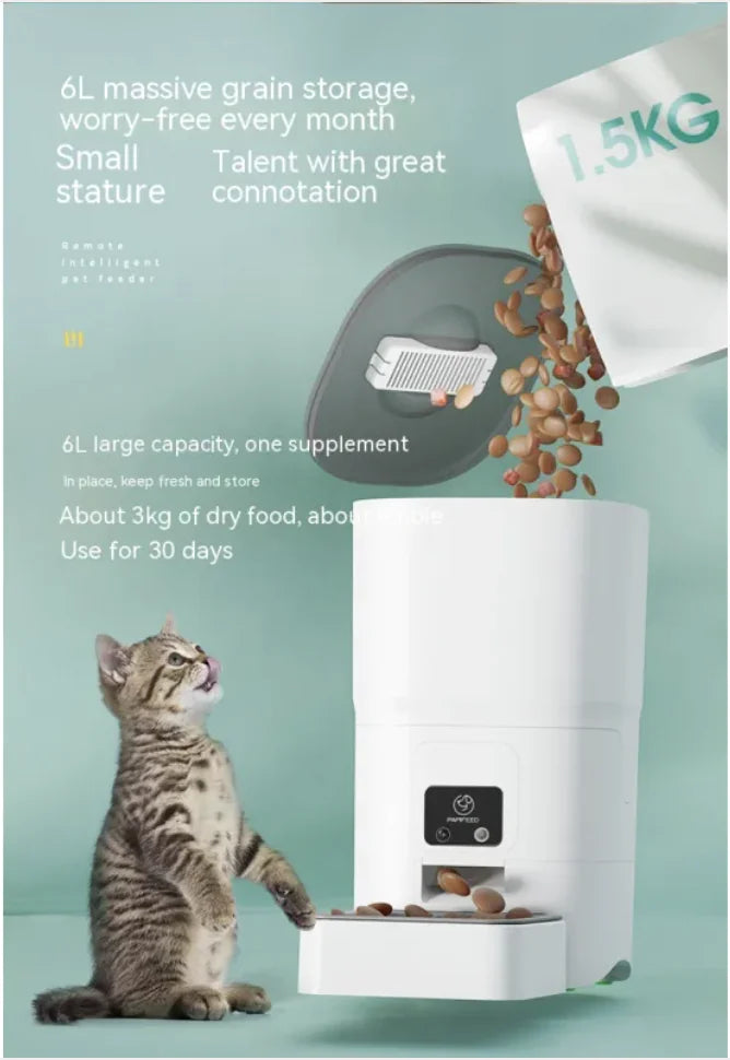 Tokavibes SmartView 6L Camera Pet Feeder