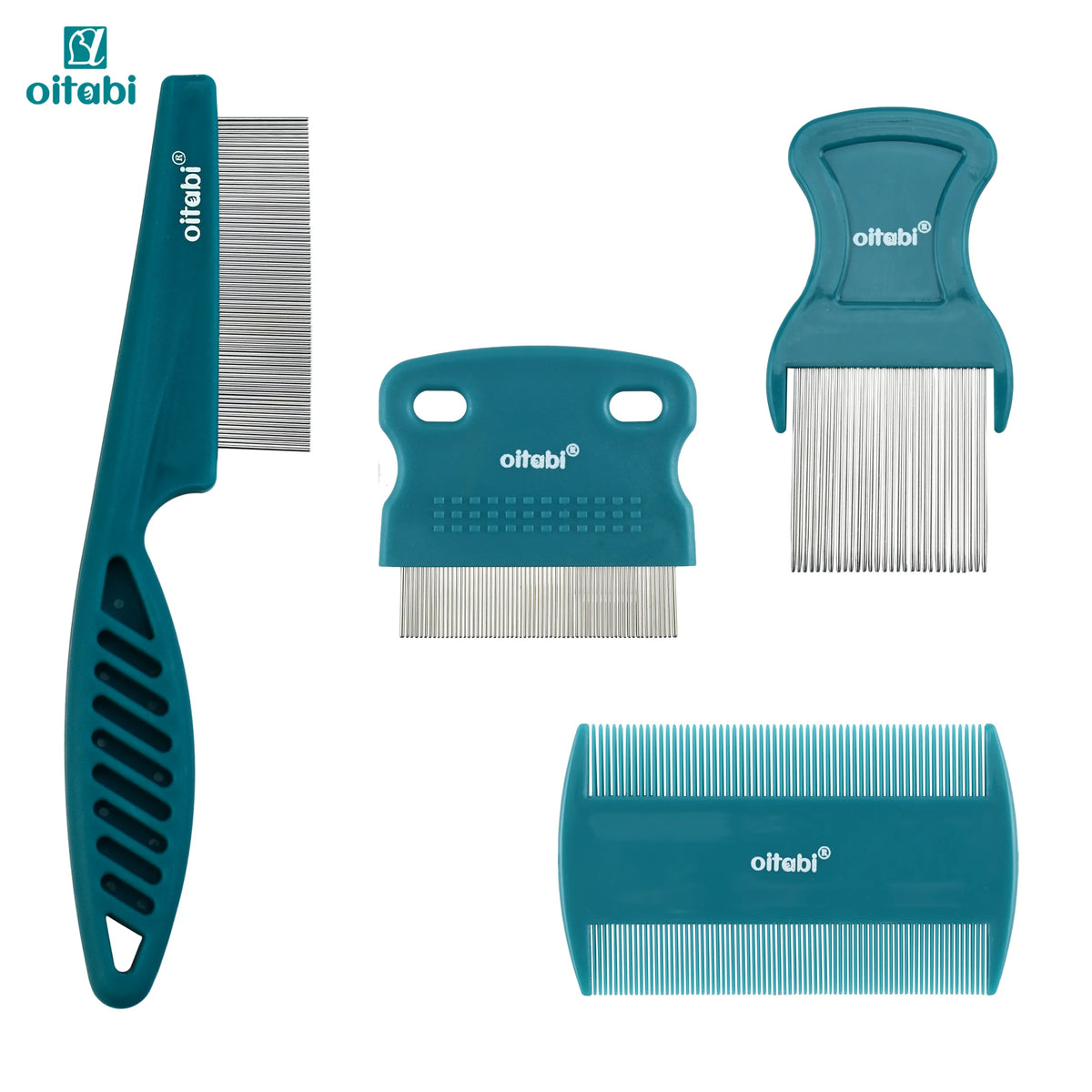 Tokavibes 2-Piece Grooming & Flea Comb Set