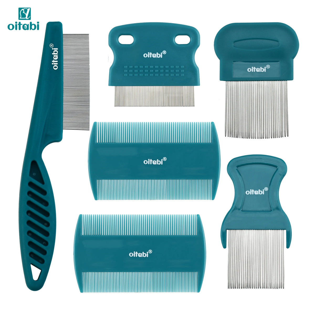Tokavibes 2-Piece Grooming & Flea Comb Set