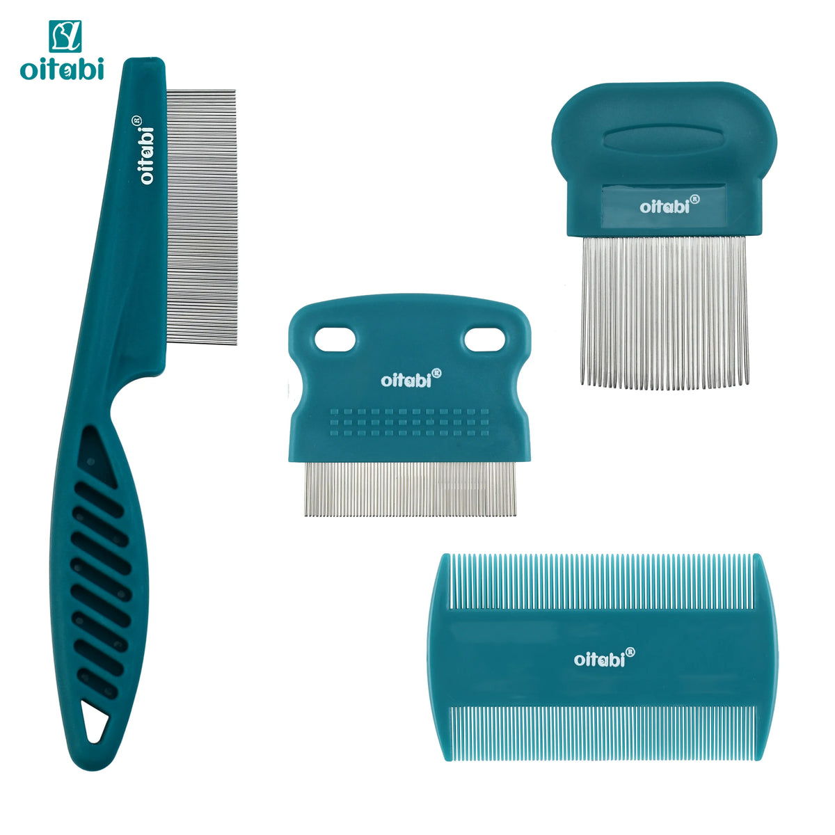 Tokavibes 2-Piece Grooming & Flea Comb Set