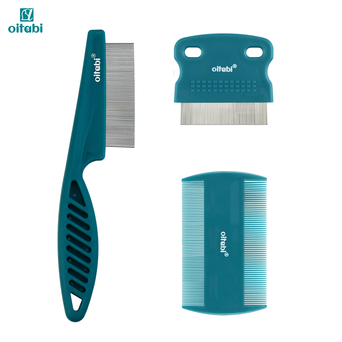Tokavibes 2-Piece Grooming & Flea Comb Set