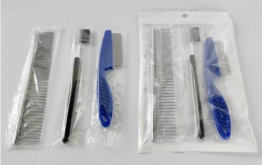 Tokavibes 2-Piece Grooming & Flea Comb Set