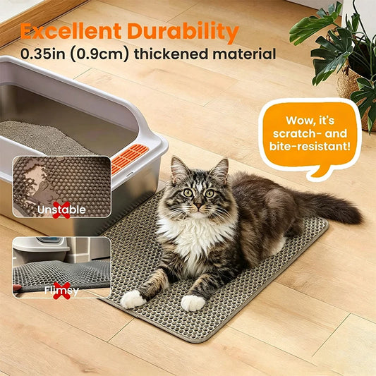 Tokavibes Double-Layer Litter Trap Mat