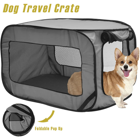 Tokavibes GoPaw Pop-Up Pet Travel Crate