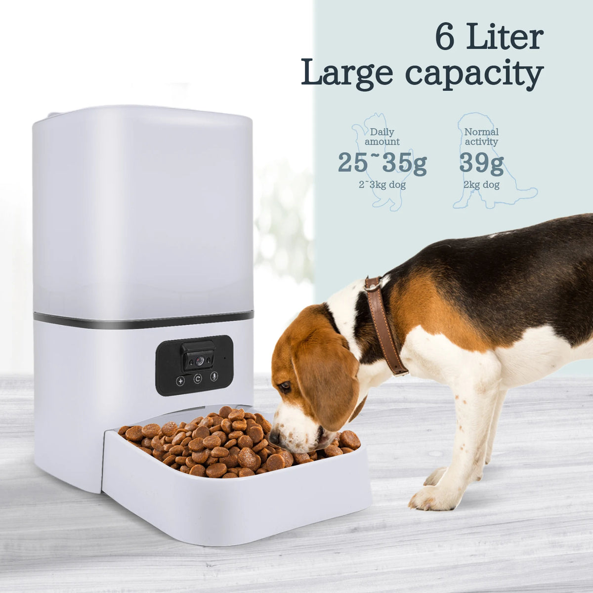 Tokavibes SmartView 6L Camera Pet Feeder