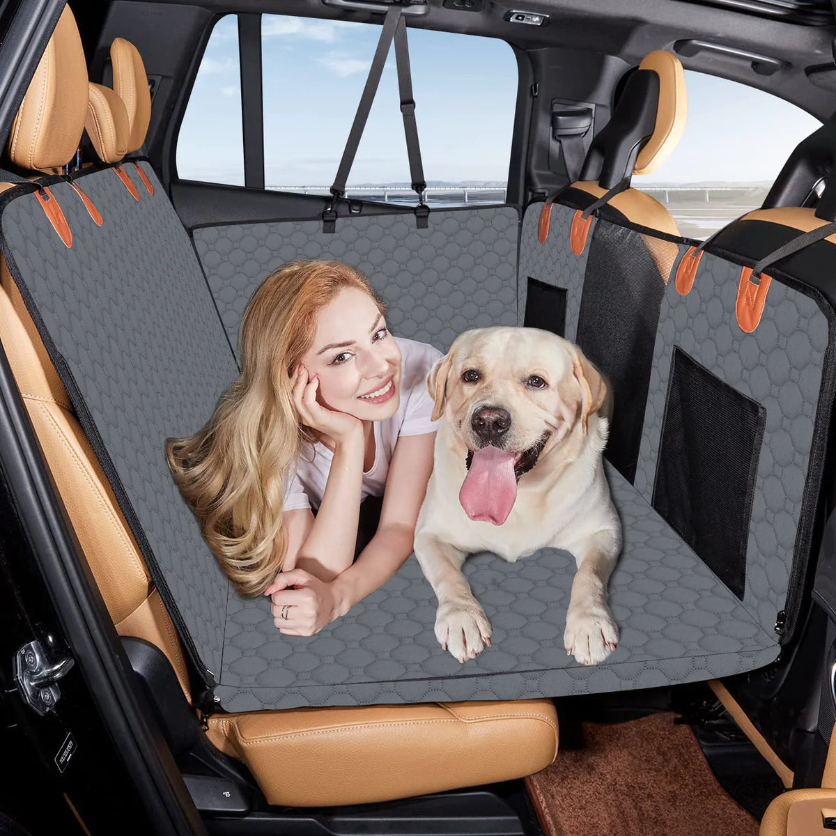 Tokavibes TravelShield Heavy-Duty Pet Car Cover