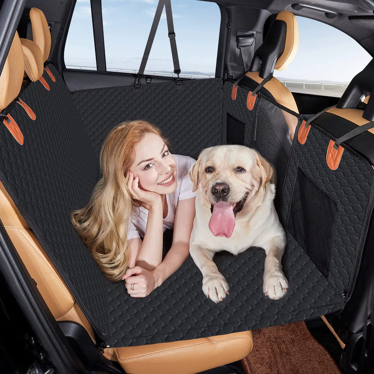 Tokavibes TravelShield Heavy-Duty Pet Car Cover