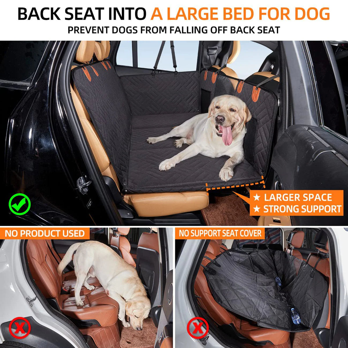 Tokavibes TravelShield Heavy-Duty Pet Car Cover