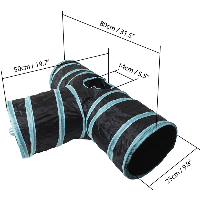 Tokavibes T-Track Interactive Cat Tunnel